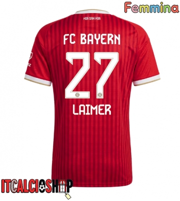 Bayern Munich Konrad Laimer #27 Prima Maglia Femmina 2026-27 Manica Corta